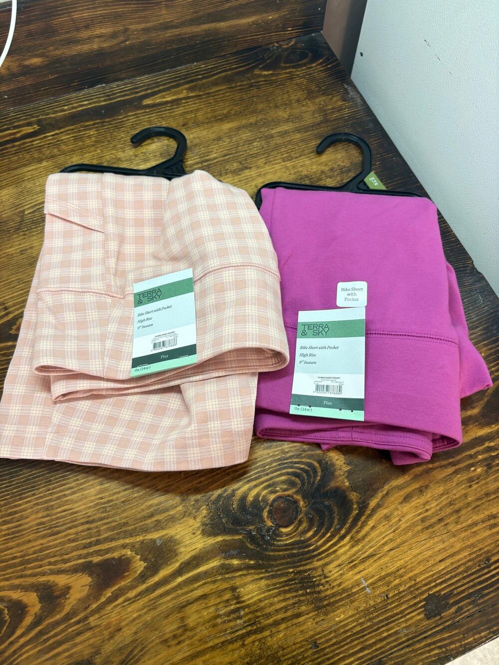 terra & Sky Lot of two Pair Of Bike Shorts Size 0X
